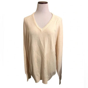 Christian Dior Cream Sweater, size large